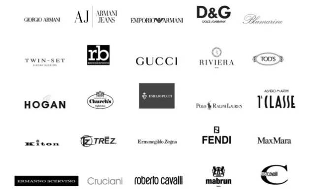意大利奢侈品牌有哪些品牌,奢侈品牌logo及中文名,意大利奢侈品牌有哪些