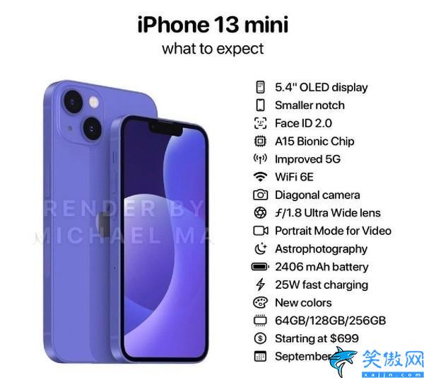 iphone13配置对照表,苹果13系列最全配置曝光